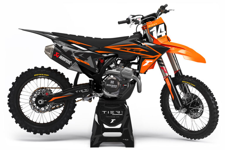 tier1image KTM Graphics Kit Update Orange Black