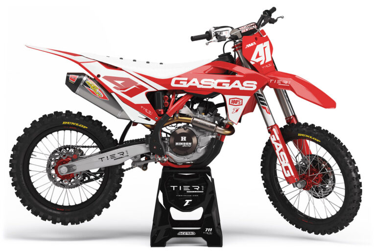 tier1image GasGas Graphics Kit Update Red White